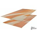 Solid Storage Supplies 8 x 20 ft. Summer Waves Mat Tan & Gold SO362250